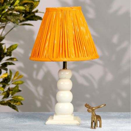 Orange Ikat Empire Lampshade Medium